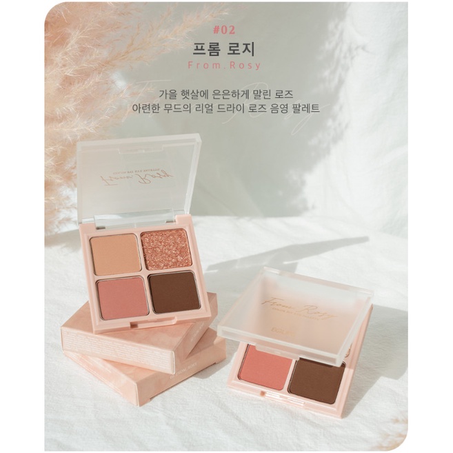 Bảng Phấn Mắt 4 Ô EGLIPS Color Fit Eye Palette 8.2g