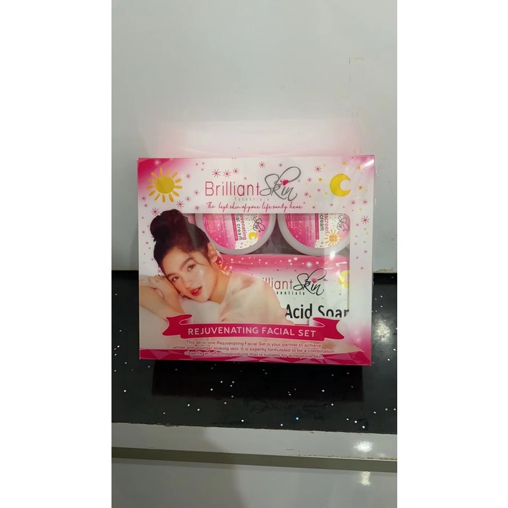 Sét Kem Trẻ Hóa Làn Da Rực Rỡ Brilliant Skin Essentials bộ 4 món