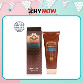 Sữa Rửa Mặt Nhau Thai Cừu Cao Cấp 3W Clinic Placenta Clear Foaming Cleansing 180ml