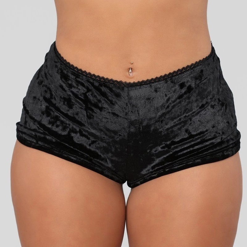 Bộ Đồ Lót Nhung Thời Trang Gợi Cảm Dành Cho Nữ