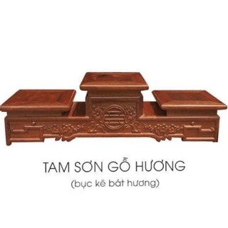 Tam cấp gỗ hương.