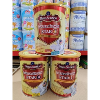 [MẪU MỚI] Mama Sữa Non Star 1, Star 2, Star 3 Lon 800g