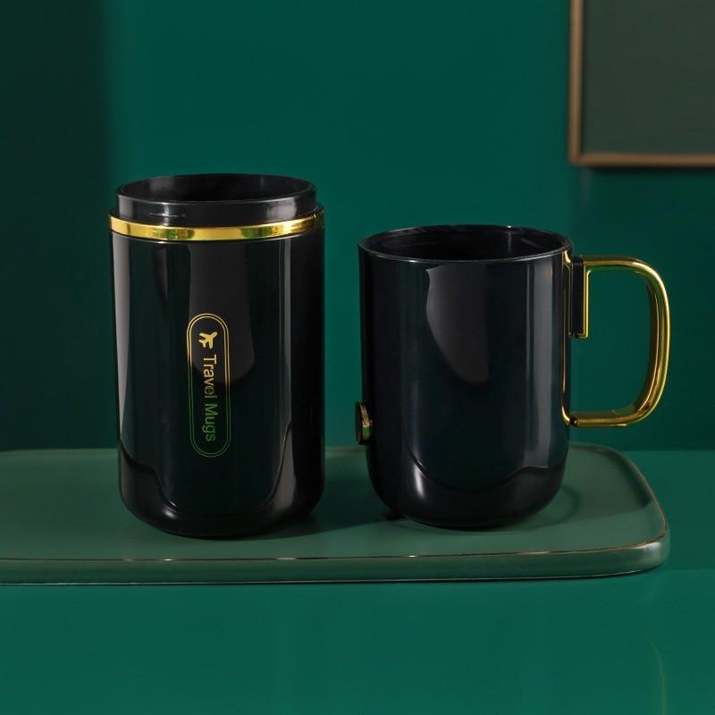 PVN53645 Hộp Đựng Bàn Chải Đánh Răng Mạ Vàng Phong Cách Mới Tiện Lợi Cho Cặp Đôi Giá Rẻ