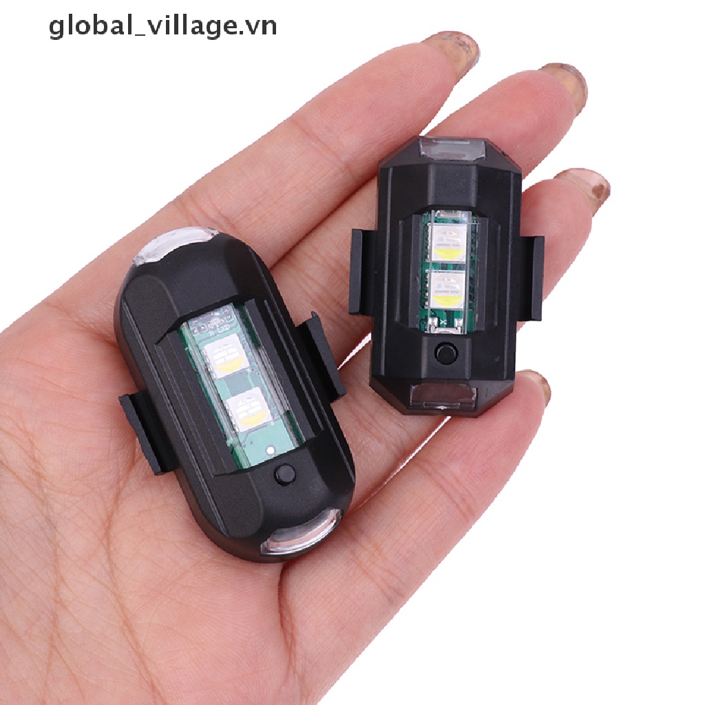 Đèn LED Tín Hiệu USB 7 Màu Gắn Đuôi Xe Đạp Chống Va Chạm