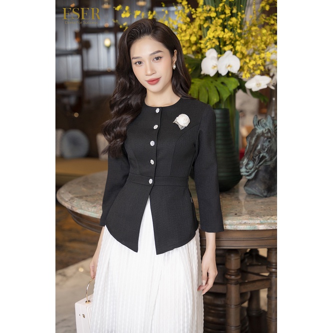 Set áo khoác, chân váy xòe, đi làm, công sở, dạo phố, ROYAL LADY DRESS