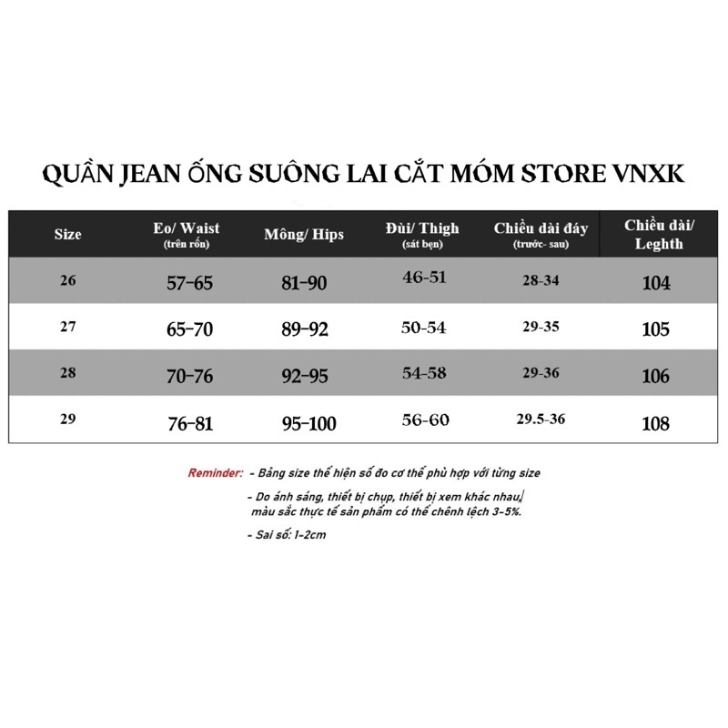 Quần Jean Suông Ống Rộng Dáng Dài Lai Cắt Lưng Cao Jeans Cotton Màu Hot Trend 2022