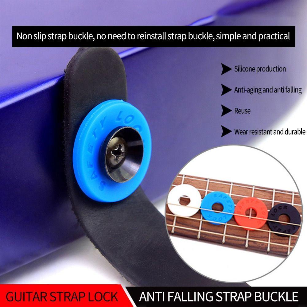 Set 10 Khóa Dây Đeo Đàn Guitar Bằng Gỗ Chất Lượng Cao