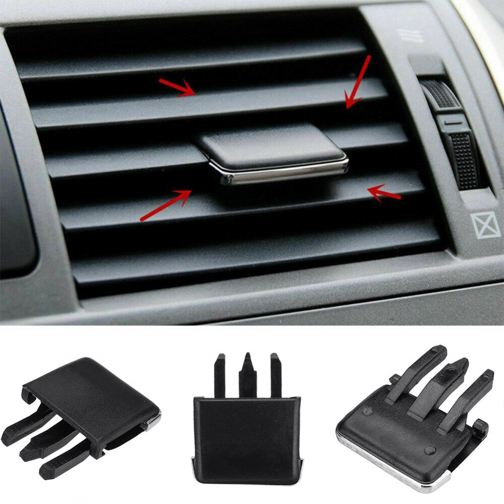 Set 4 Phụ Kiện Bằng Nhựa Cho Máy Điều Hòa Không Khí Xe Hơi