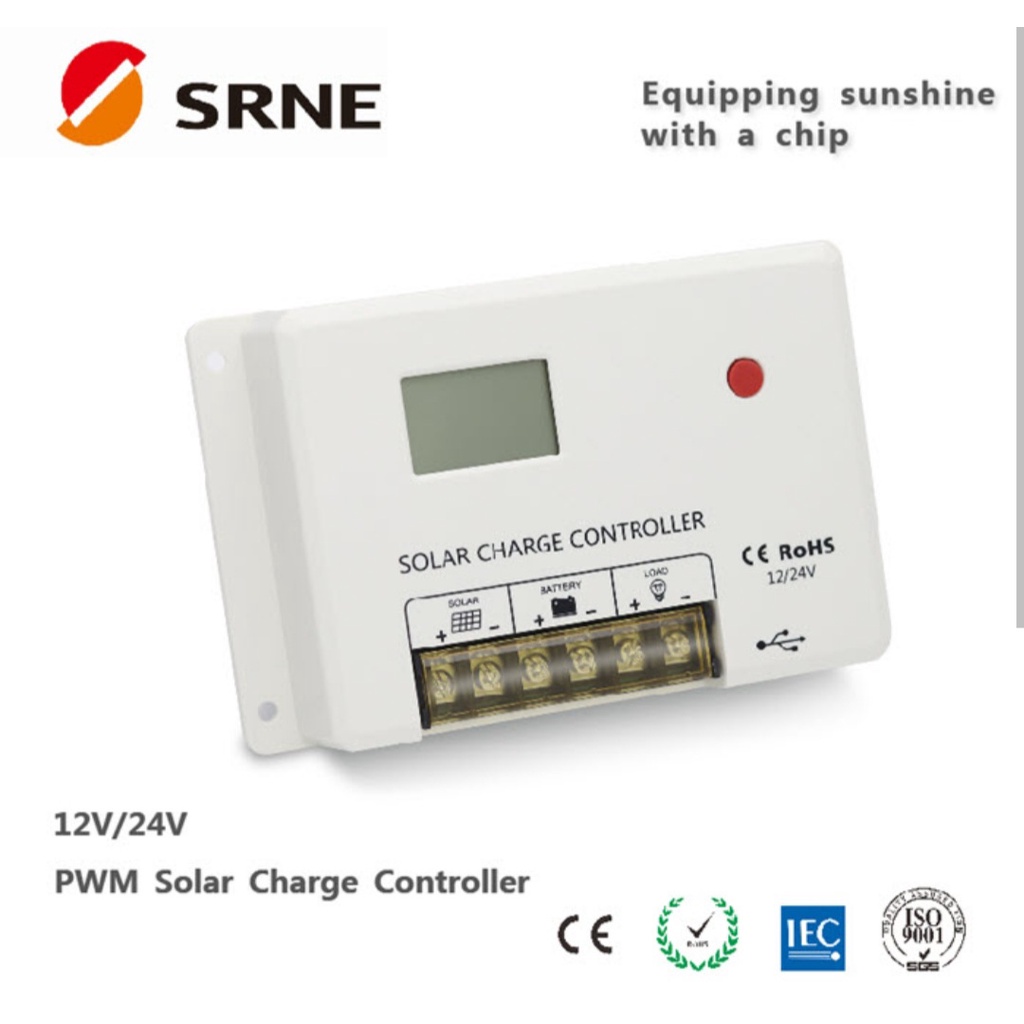 Sạc điều khiển PWM 30A auto 12/24V - HC2430