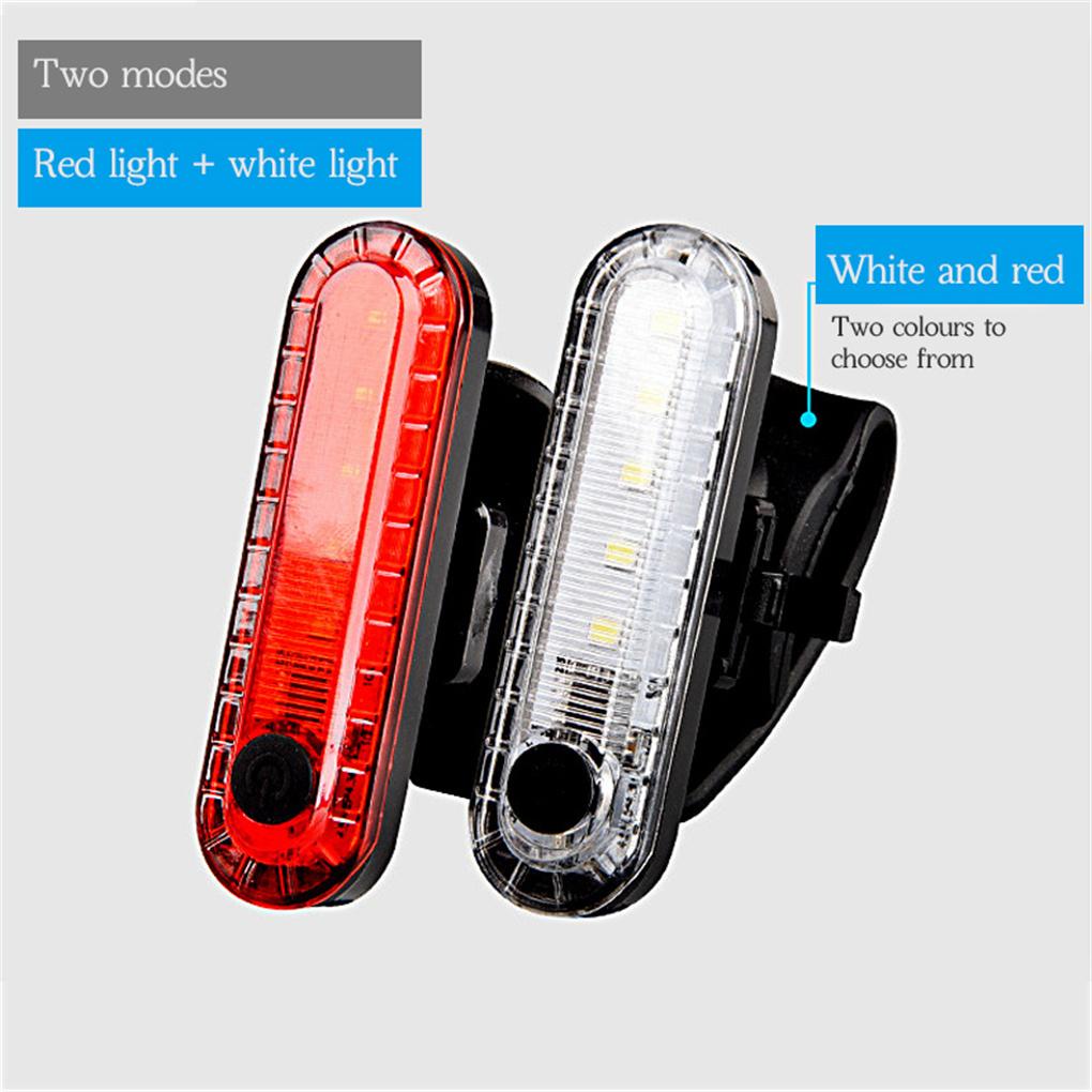 1 Bộ Đèn LED Gắn Đuôi Xe Đạp Sạc USB Chống Nước