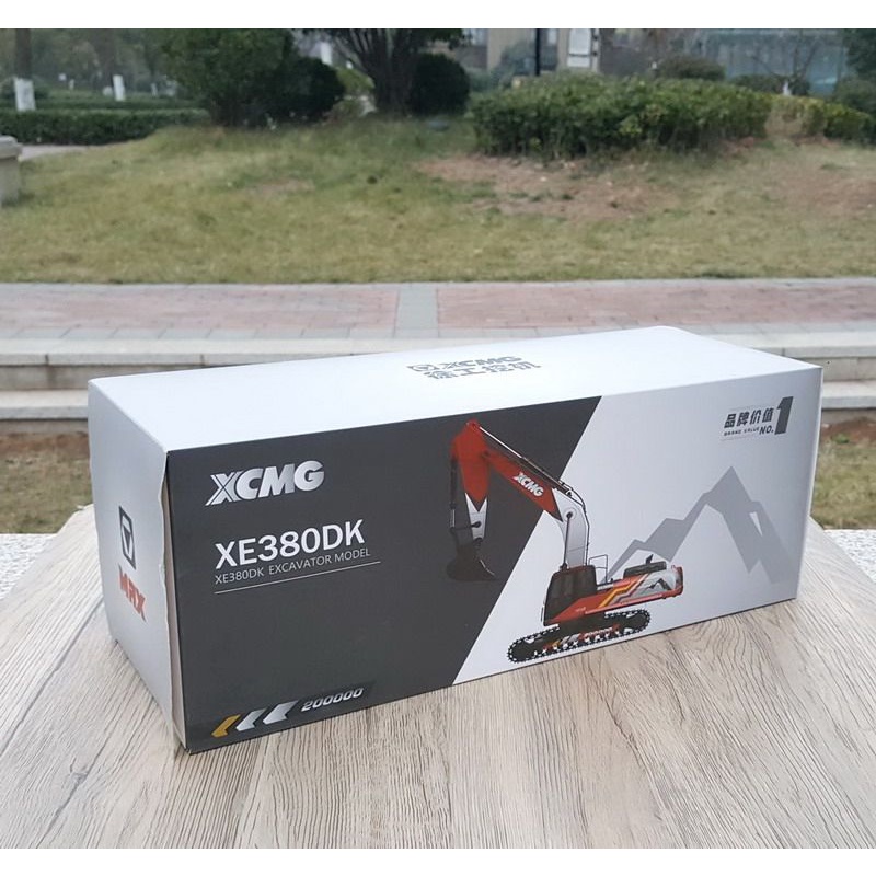 Mô hình xe xúc bánh xích XCMG XE380DK hợp Kim 1:30