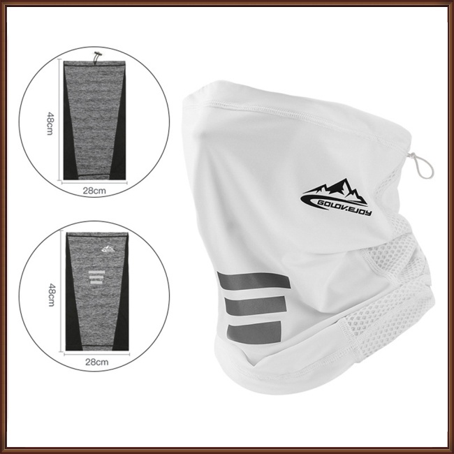 Khẩu Trang Chống Gió Chống Bụi Thoáng Khí Bằng Lụa Lạnh