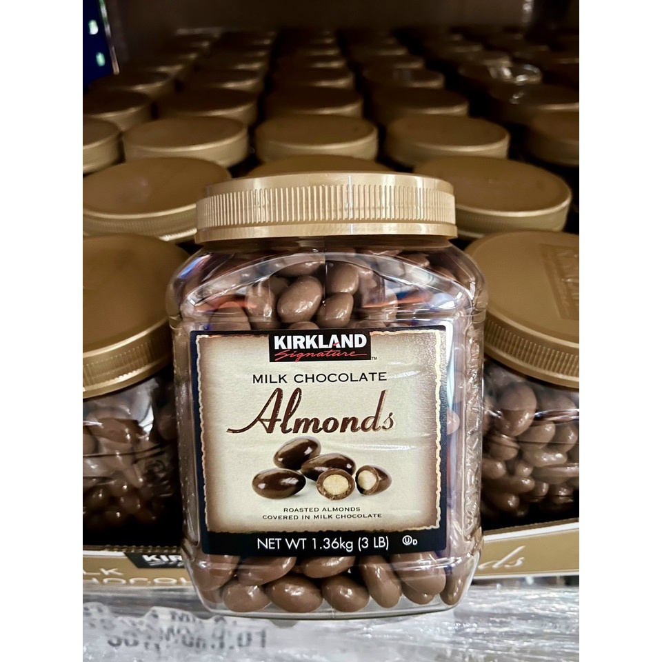 Chocolate sữa nhân nho khô date 6/2024 Kirkland Milk Chocolate - EDS Hàng Mỹ