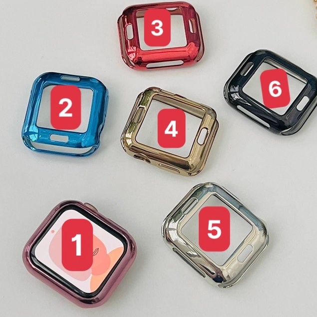 Ốp viền silicon dẻo bóng dành cho đồng hồ thông minh series 1 2 3 4 5 6 7