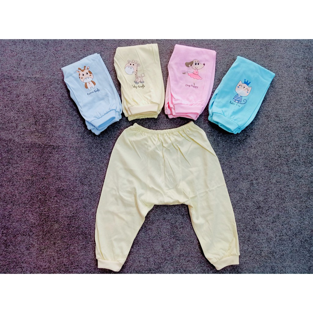 XẢ KHO - Bộ quần áo sơ sinh cài giữa dài tay cho bé NB-12m cotton Thái