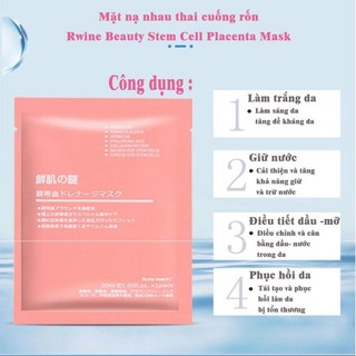Mặt nạ dưỡng da nhau thai cừu.
