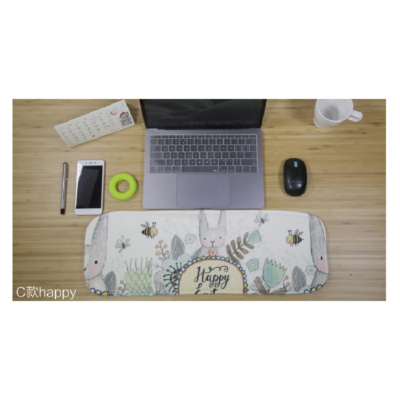 Đệm Xốp Lót Khuỷu Tay Và Bàn Phím Máy Tính Họa Tiết Hoạt Hình Dễ Thương