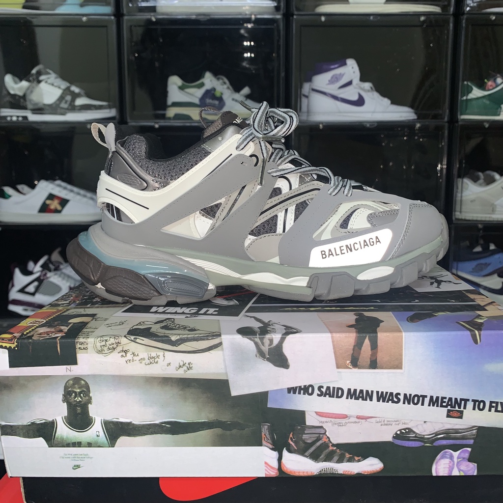Giày Sneaker Balen Track 3.0 Xám Trắng - SC Full Box Pk