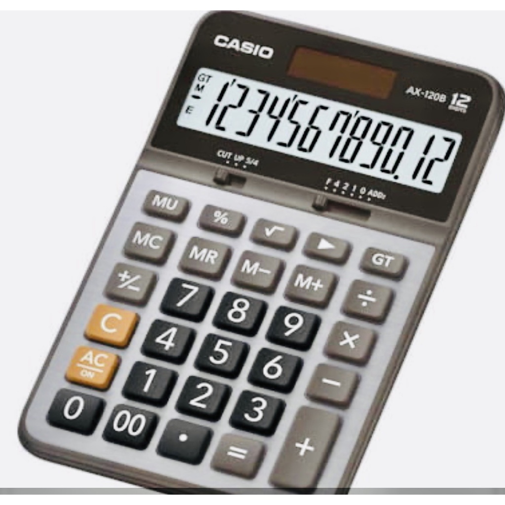 Máy tính casio AX120B 12 số hàng chính hãng-Máy tính được Bảo Hành 7 năm toàn quốc | BigBuy360 - bigbuy360.vn