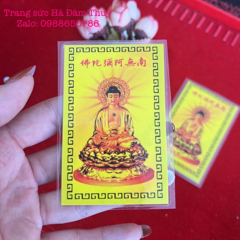 Kim bài  Phật Thích Ca cầu Bình An - Đã Gia Trì 🙏🙏🙏