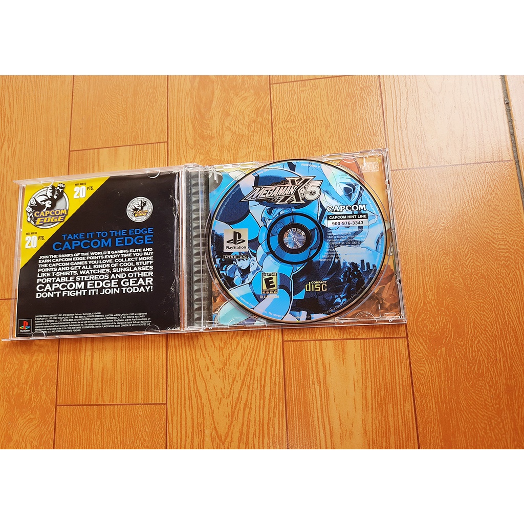 Game ps1 Megaman x5 no brand