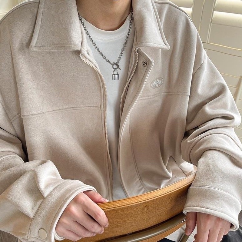 Áo Khoác Da Lộn Vintage Nam Nữ