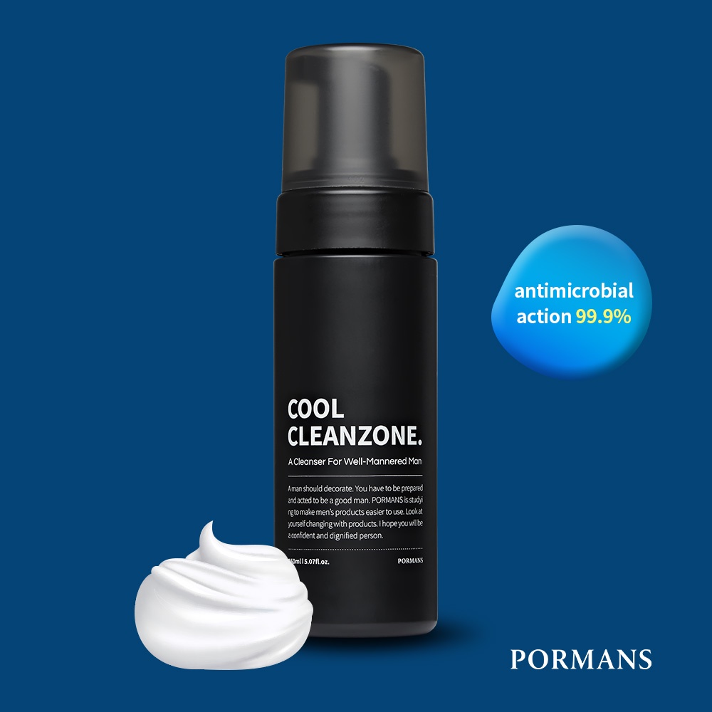Dung dịch vệ sinh vùng kín PORMANS Cool Zone Masculine 150ml dành cho nam giới