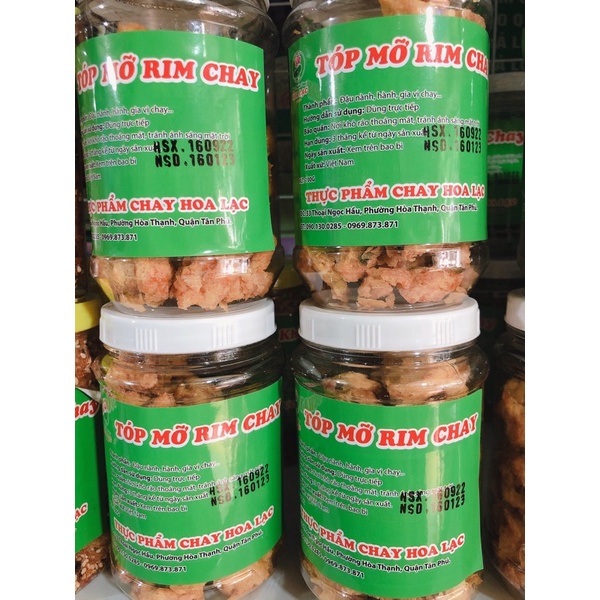 Tóp mỡ ghim chay hoa Lạc 100gr
