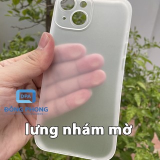 Combo 2 Ốp Lưng Trong Nhám Unibody iPhone 14 Siêu Mỏng