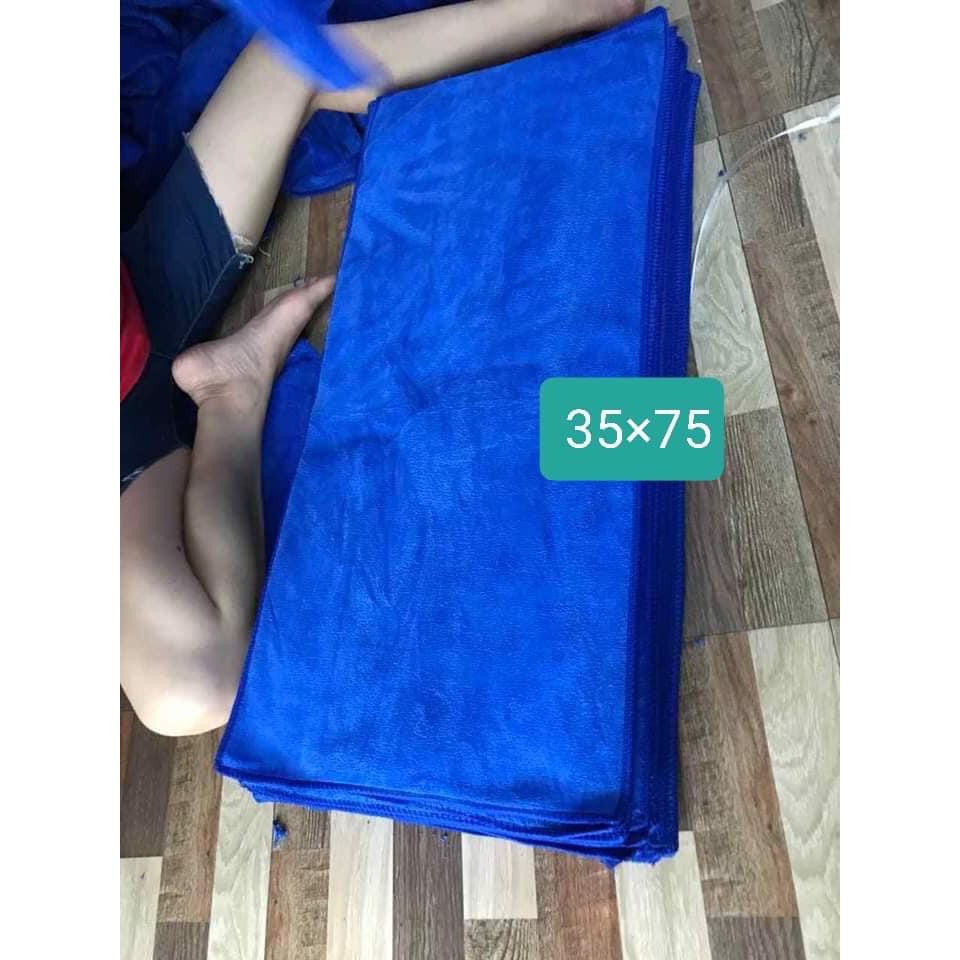 Khăn gội đầu siêu thấm hút Chuẩn loại 1, KT 35*75cm cho spa, salon tóc