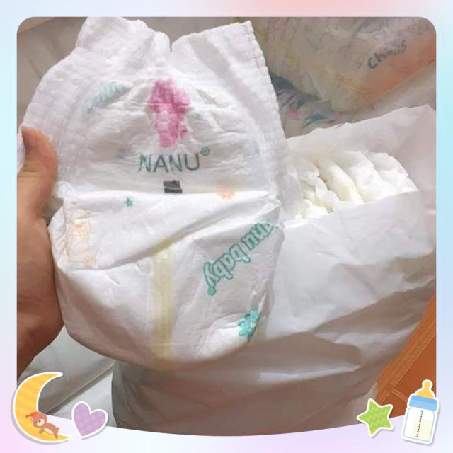 1 Bịch 50 Bỉm quần/dán Nanu baby đủ size M50/L50/XL50/XXL50/XXXL50