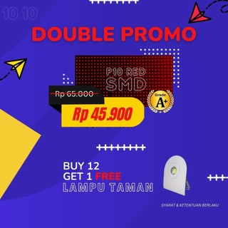 Set 2 Bóng Đèn LED P10 Có Chế Độ Chiếu Sáng