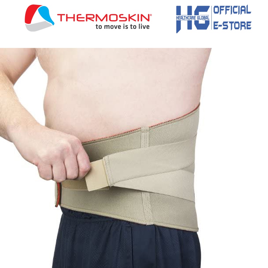 Băng nẹp lưng mềm THERMOSKIN | Giúp cố định và giữ vị trí của lưng, tăng đàn hồi , điều trị chấn thương lưng và đĩa đệm