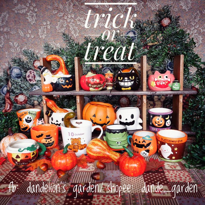 bộ sưu tập ly tách halloween