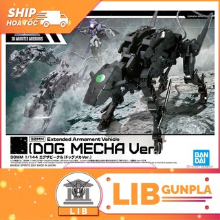 Mô hình lắp ráp bandai 30mm 1/144 extended armament vehicle - dog mecha ver