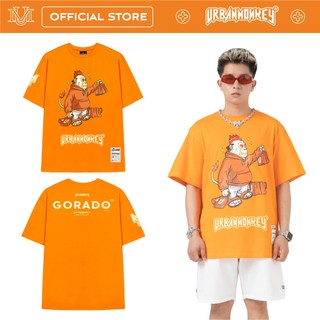 Áo thun urban monkey gorado hypebeast tee thun cotton hai chiều