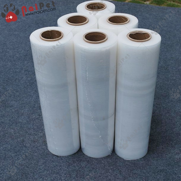 Màng PE Màng Chít Màng Nilon Bọc Hàng Bọc Thực Phẩm Khổ 50cm Cuộn 5kg