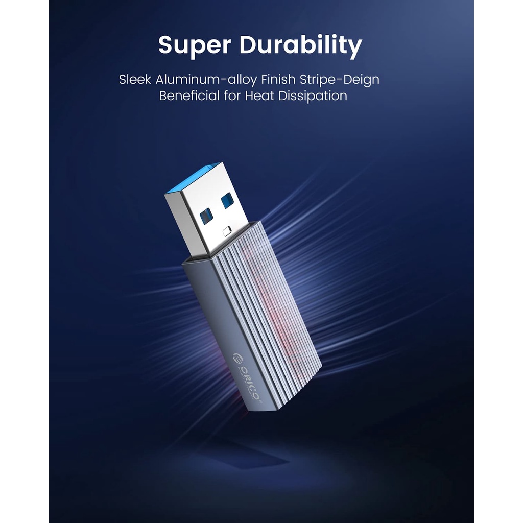 Thiết bị chuyển đổi ORICO AH-AC10 đầu USB 3.1 OTG sang cổng Type C 10 Gbps kết nối laptop OTG