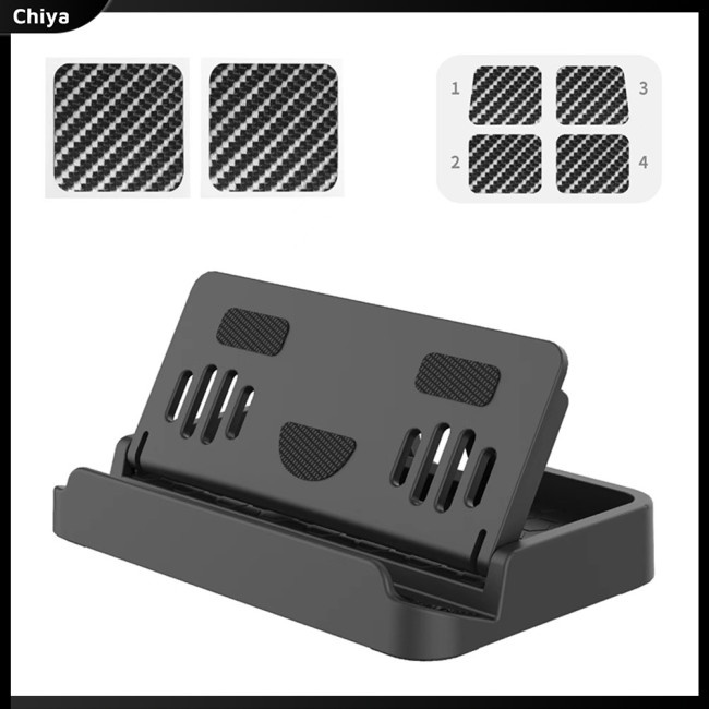 Giá Đỡ Có Thể Điều Chỉnh Kèm 6 Miếng Dán Chống Trượt Cho Máy Chơi Game Hơi Nước