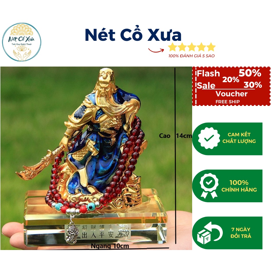 Tượng Quan Công ĐỂ BÀN LÀM VIỆC - OTO - PHÒNG KHÁCH -TRANG TRÍ