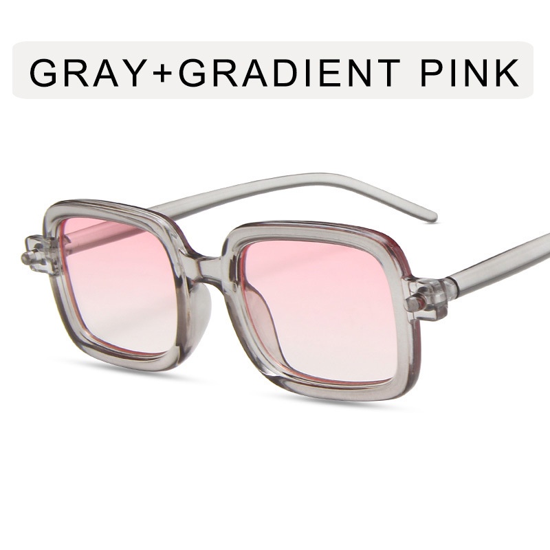 Kính Mát Gọng Vuông Phong Cách Hip Hop Thời Trang Cho Nữ