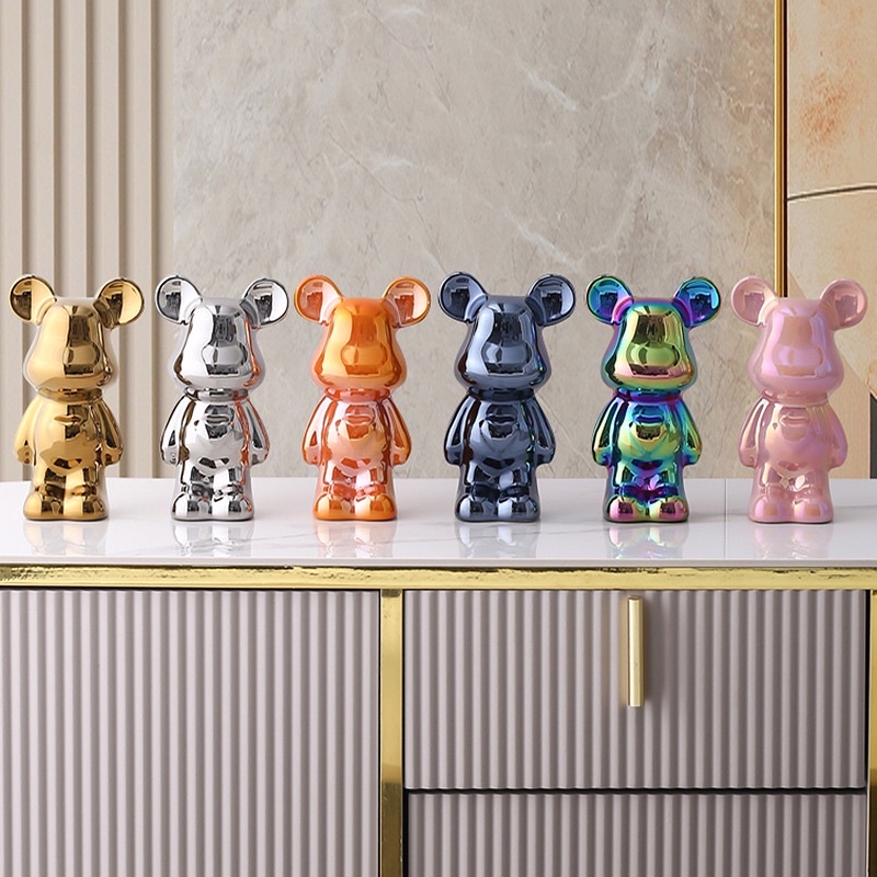 Gấu trang trí mini gấu bạo lực cute Cao 18cm
