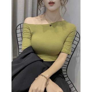 Áo thun lệch vai ht06