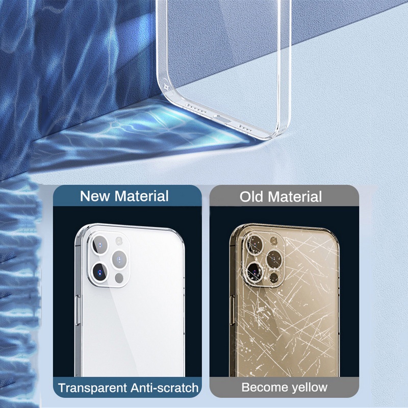 Ốp Điện Thoại Mềm Trong Suốt Chống Sốc Cho iPhone 14 13 12 11 Pro Max XS XR 8 7 Plus + SE 2020