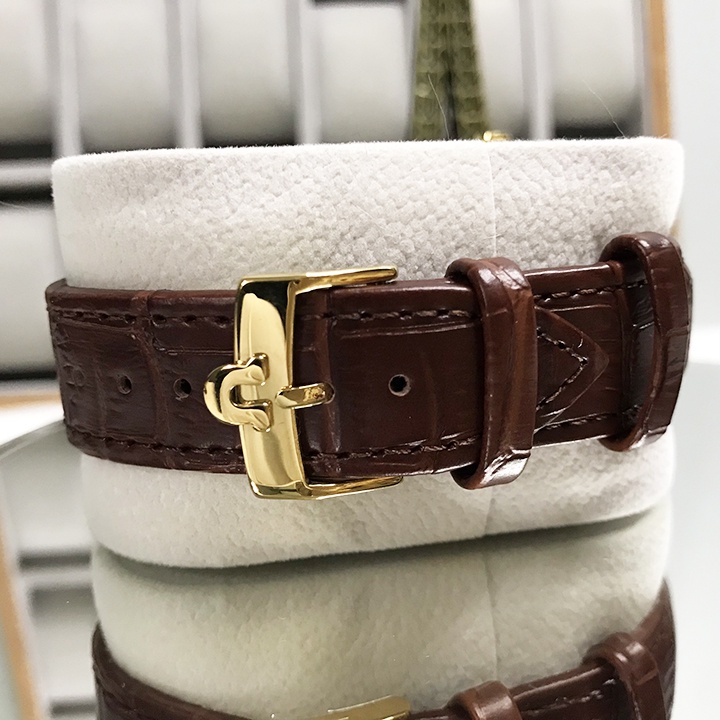 Đồng hồ Nam Omega Đồng hồ OMG09 Dây da cao cấp, Mặt Sapphire chống xước, chống nước thẻ bảo hành 12 thang