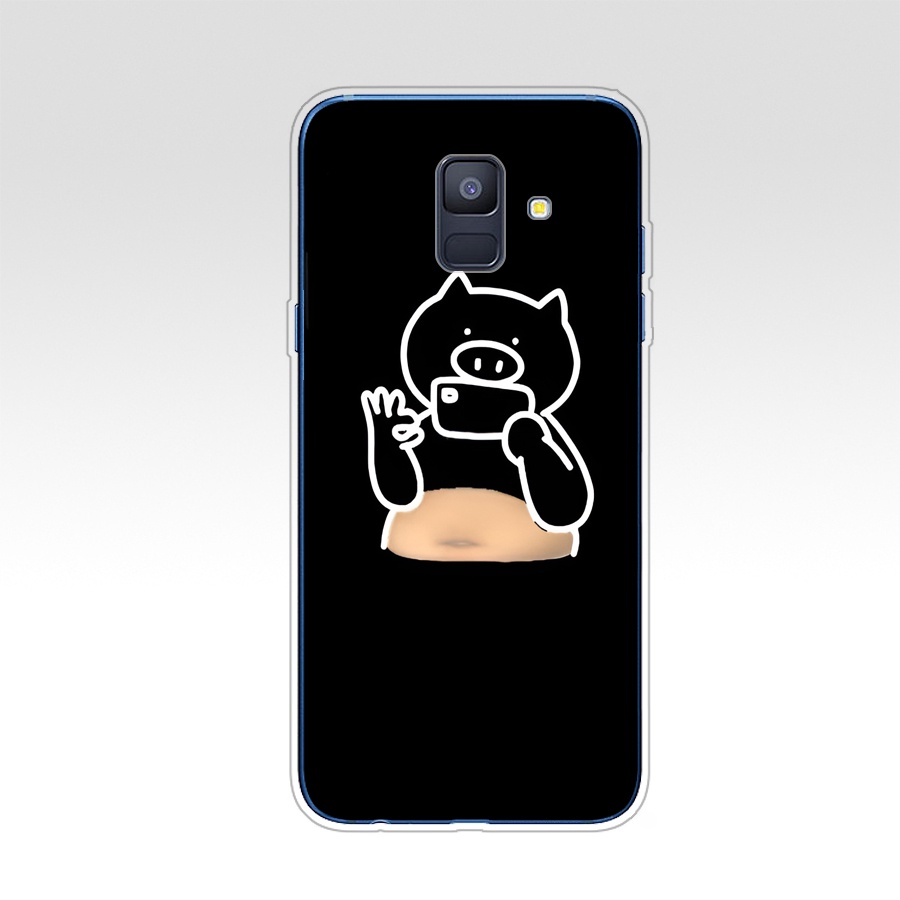 Ốp Lưng silicone Mềm Nhiều Họa Tiết Dễ Thương Cho Samsung Galaxy A8 2018 A8 plus 2018 A6 2018