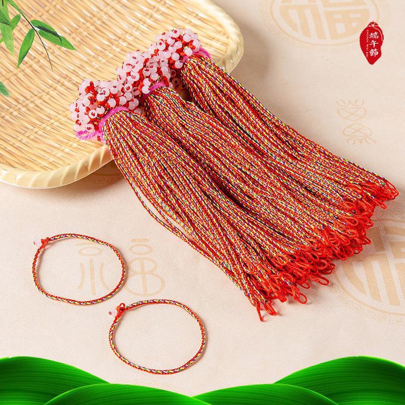 Vòng tay chỉ đỏ may mắn phong thủy , vòng tay bện dây ximely