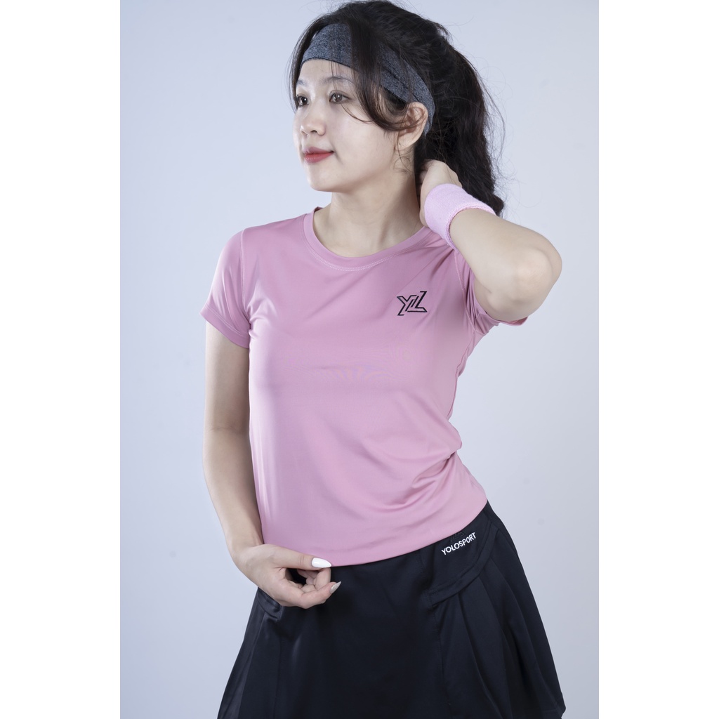 Áo Thun Nữ Tay Ngắn Thể Thao In Lai- Áo Tập Gym, Yoga
