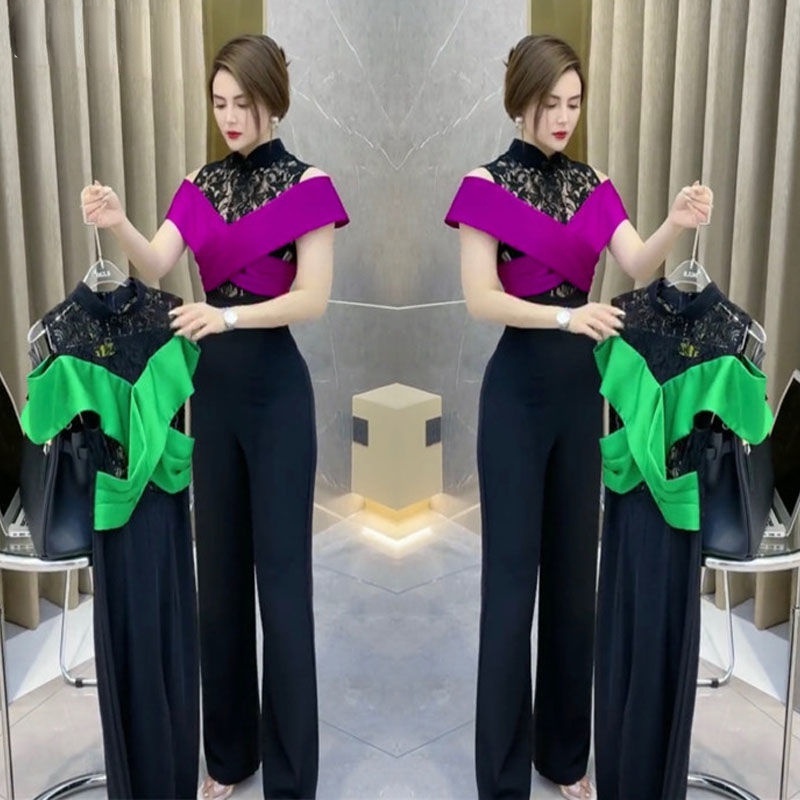 Áo Liền Quần Ren Mỏng Phong Cách Đường Phố Thời Trang Xuân Thu Mới Cho Nữ | BigBuy360 - bigbuy360.vn