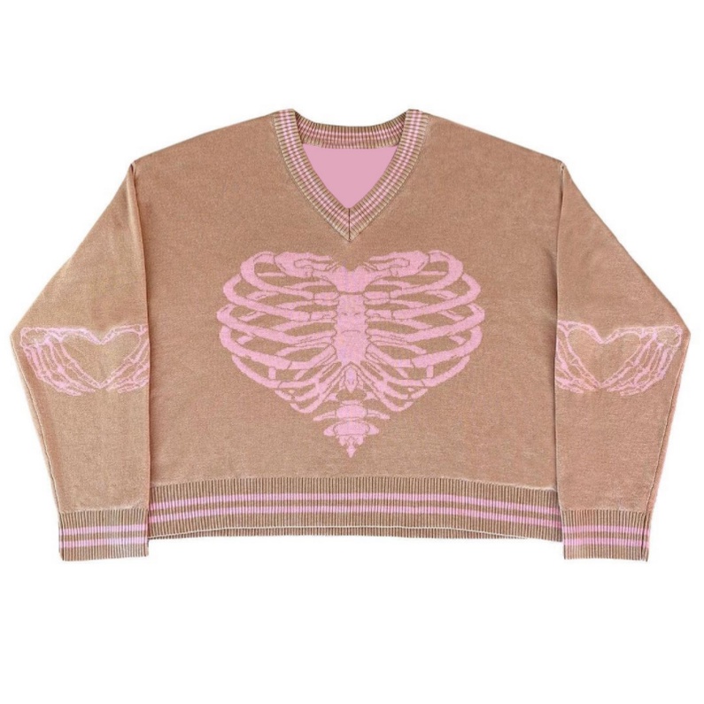 Áo sweater MMIOT Y2k cotton dáng rộng in họa tiết ngôi sao phong cách cổ điển thời trang mùa thu 2023